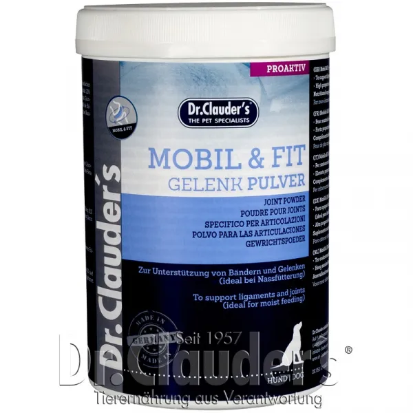 Dr.Clauder's Mobile & Fit Joint Powder - Прахообразна Хранителна Добавка За Кучета С Двигателни Проблеми - 1.1кг.