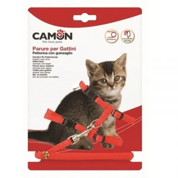 Camon Kitten Set - Котешки Нагръдник С Повод - 0.8x120см.