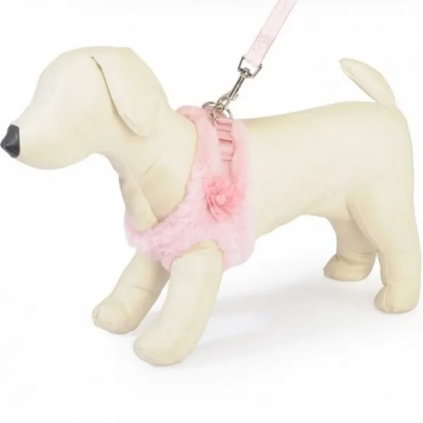 Camon Breathable Winter Dog Lead Set Harness With Leash XS - Зимен Комплект Нагръдник И Повод За Куче