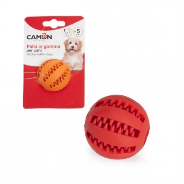 Camon Rubber Toy Dental Fun Baseball - Каучукова Играчка За Куче - Ø5см.