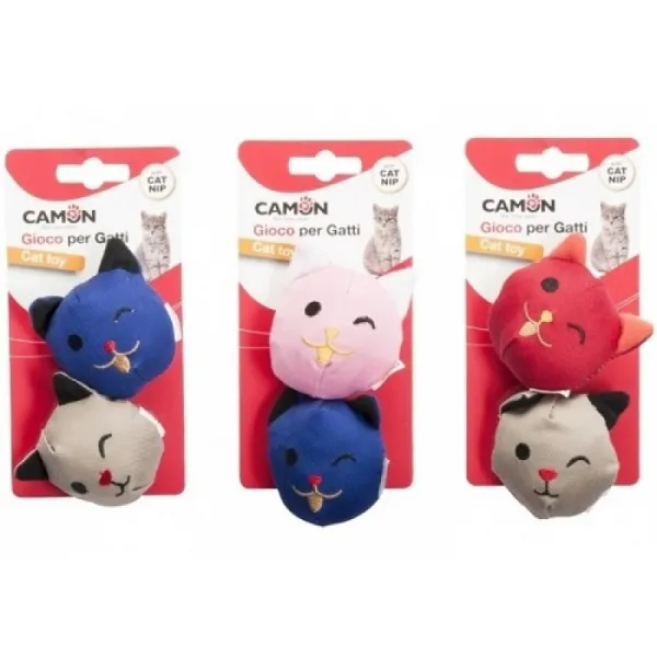 Camon Cat Head Toy With Catnip - Играчка С Котешка Трева