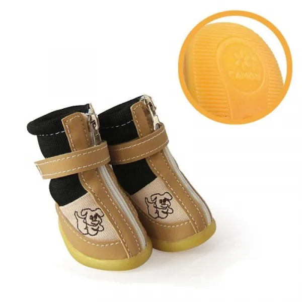 Camon Rigid Sole Dog Shoes - Обувки S 4.5см (4 Броя)