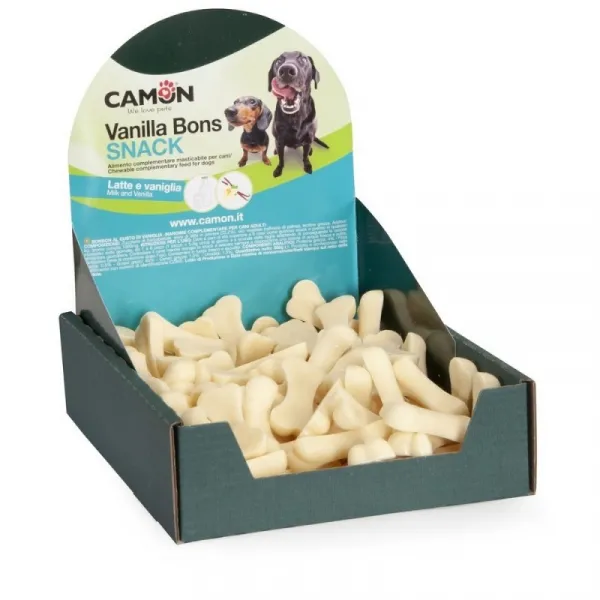 Camon Ciokobone White - Дентално Лакомство За Куче С Вкус На Мляко И Ванилия - 500гр.
