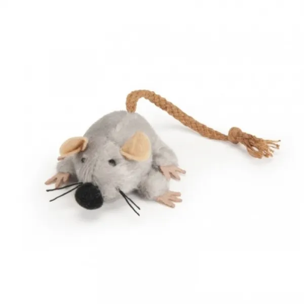 Camon Plush Mouse With Rope Tail - Плюшена Мишка С Въжена Опашка - 7см.