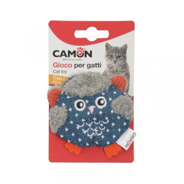 Camon Owl With Catnip And Bell - Играчка За Котка Бухал