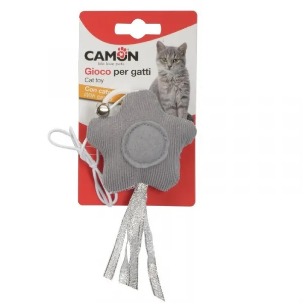 Camon Star With Catnip And Bell - Играчка За Котка Звезда