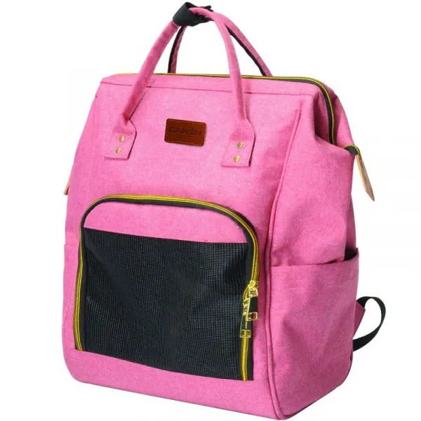 Camon Pet Fashion Backpack Pink - Мека Транспортна Чанта (Раница) - 30х20х43см.