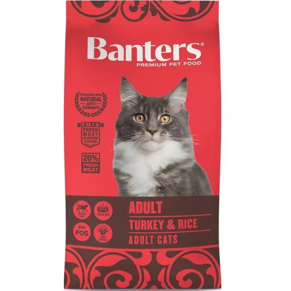 Banters Adult Cats Turkey&Rice - Храна За Израснали Котки С Пуешко Месо И Ориз