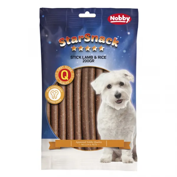 Nobby StarSnack Sticks Lamb&Rice - Лакомсва За Кучета Меки Солети С Агнешко Месо И Ориз - 200гр.