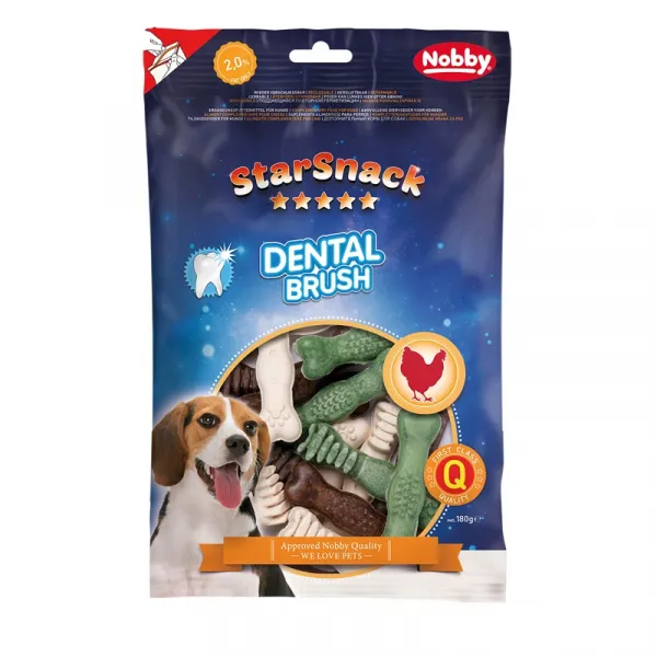 Nobby StarSnack Dental Brush - Дентални Четки За Кучета - 180гр.