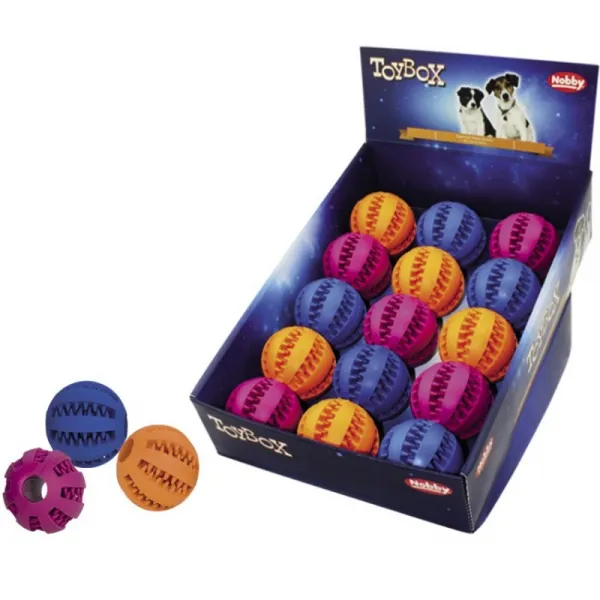 Nobby Rubber Dental Ball Small - Играчка За Кучeта Гумена Топка - Ø5см.