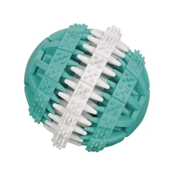 Nobby Dental Line Bicolor Rubber Ball Large - Дентална Играчка За Кучeта Двуцветна Топка - Ø7см.