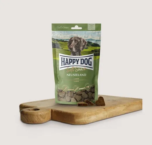 Happy Dog Soft Snack New Zealand - Мек Снакс за Кучета Нова Зеландия с Агнешко Месо - 100гр.