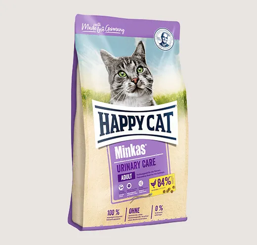 Happy Cat Minkas Urinary Care - Пълноценна Храна за Котки, Която Поддържа Уринарния Тракт – 10кг.