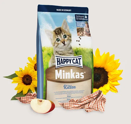 Happy Cat Minkas Kitten - Пълноценна Храна за Подрастващи Котенца След 1-вия месец - 10кг.
