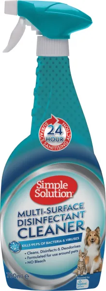 Simple Solution Multi-Surface Disinfectant - убива 99,9% от микробите и неутрализира миризмите - 750мл. 1