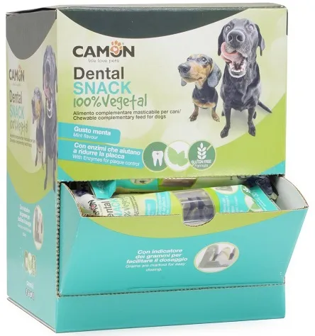 Camon Dental Snack With Active Enzymes - Лакомство Оризова Дентална Закуска С Активни Ензими - 1бр. 1