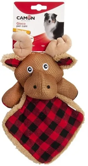 Camon Dog Toy - Fabric Reindeer With Blanket - Играчка за Кучета - Елен от Плат с Одеяло