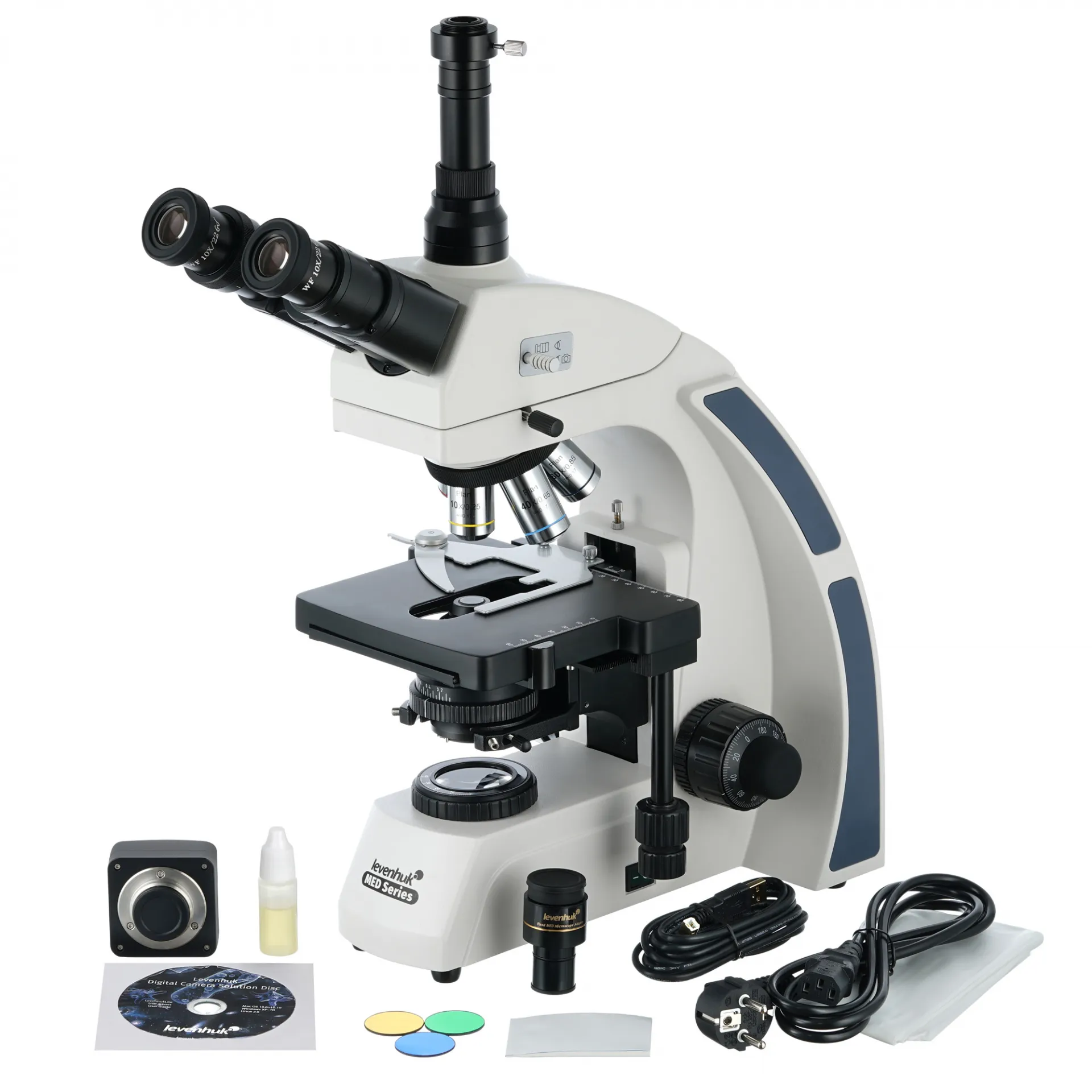 Цифров тринокулярен микроскоп Levenhuk MED D40T 2