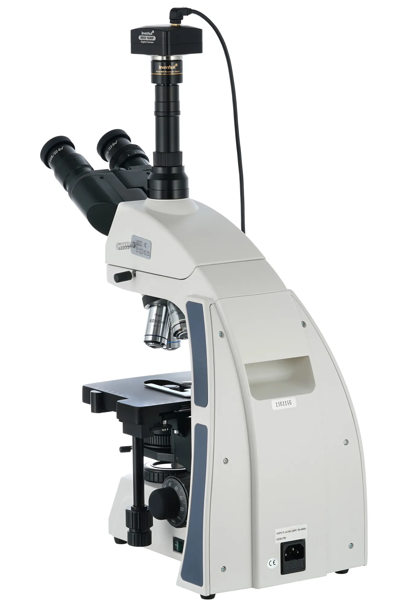 Цифров тринокулярен микроскоп Levenhuk MED D40T 4