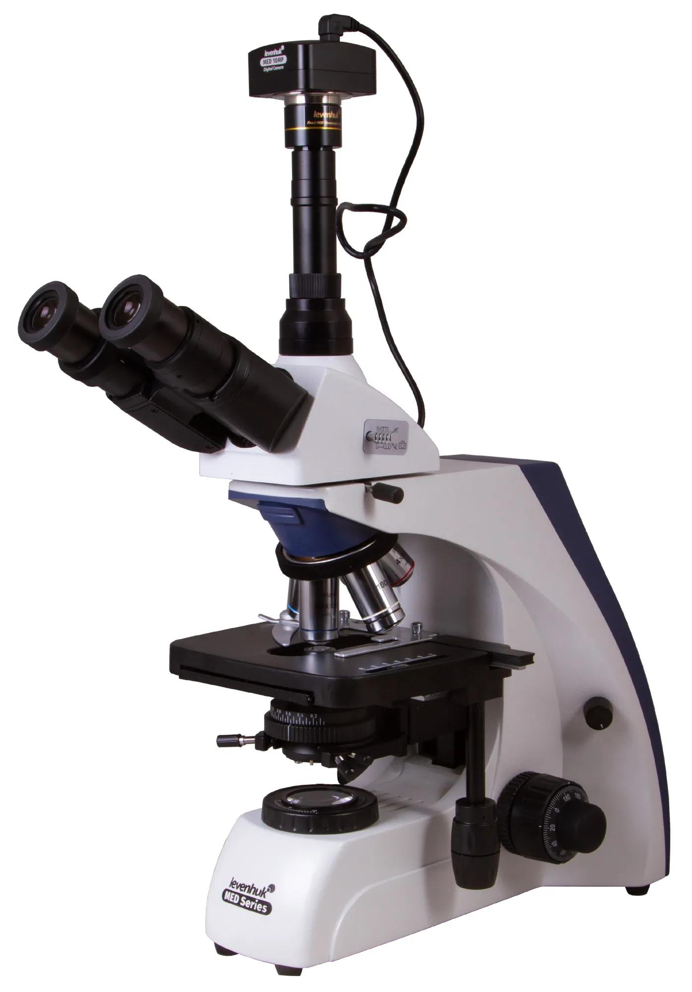 Цифров тринокулярен микроскоп Levenhuk MED D35T 1