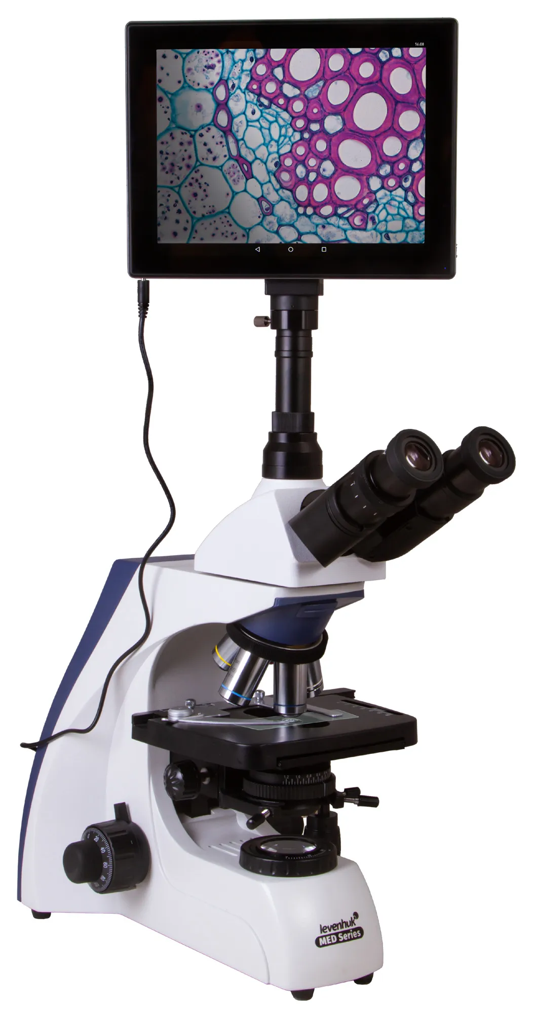 Цифров тринокулярен микроскоп Levenhuk MED D35T LCD 5