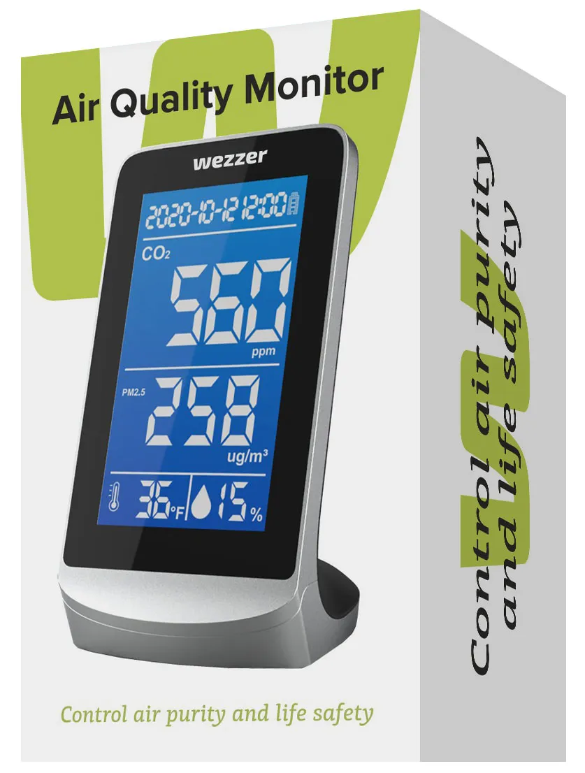 Монитор за качество на въздуха Levenhuk Wezzer Air PRO DM40 2