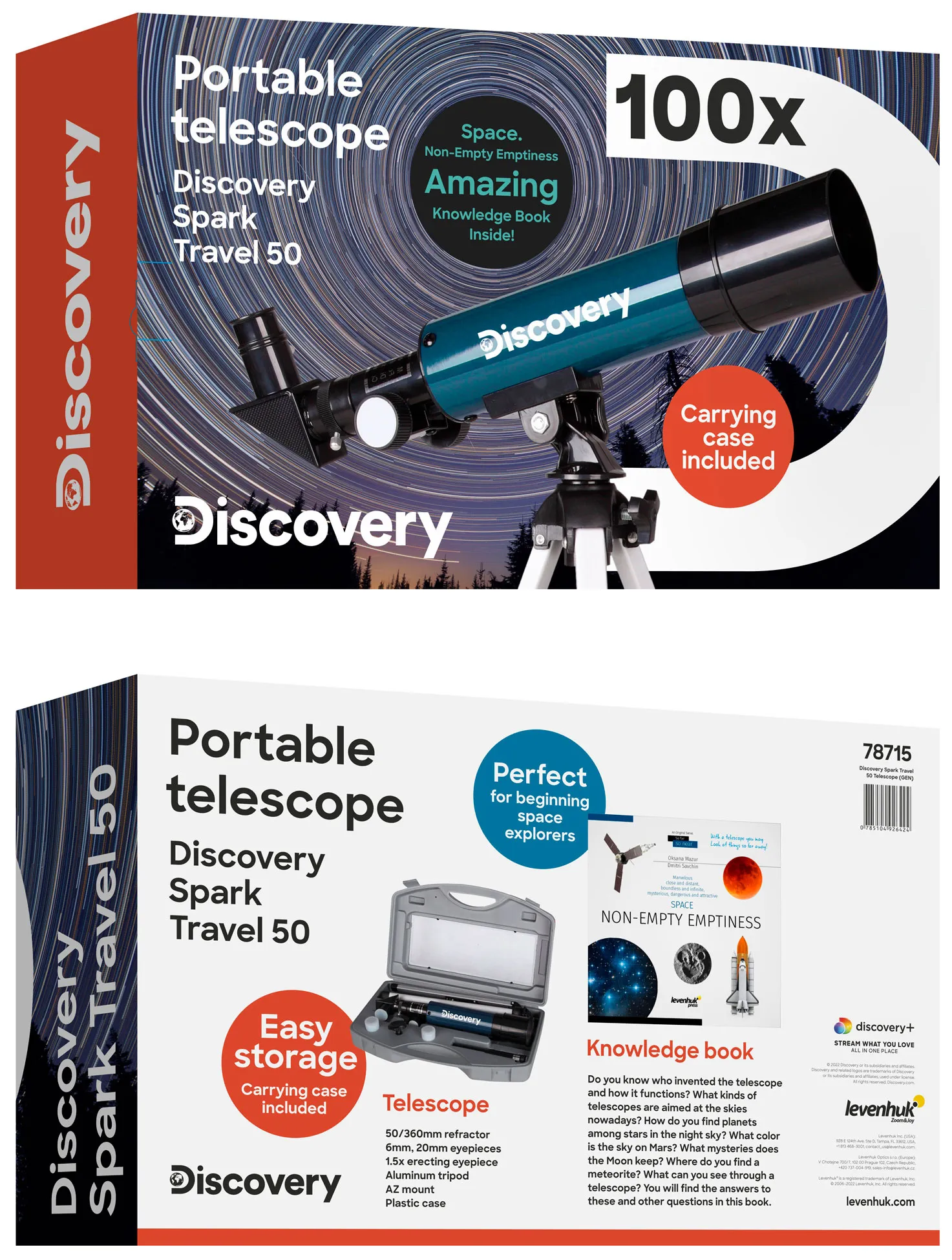 Телескоп Discovery Spark Travel 50 с книга  2