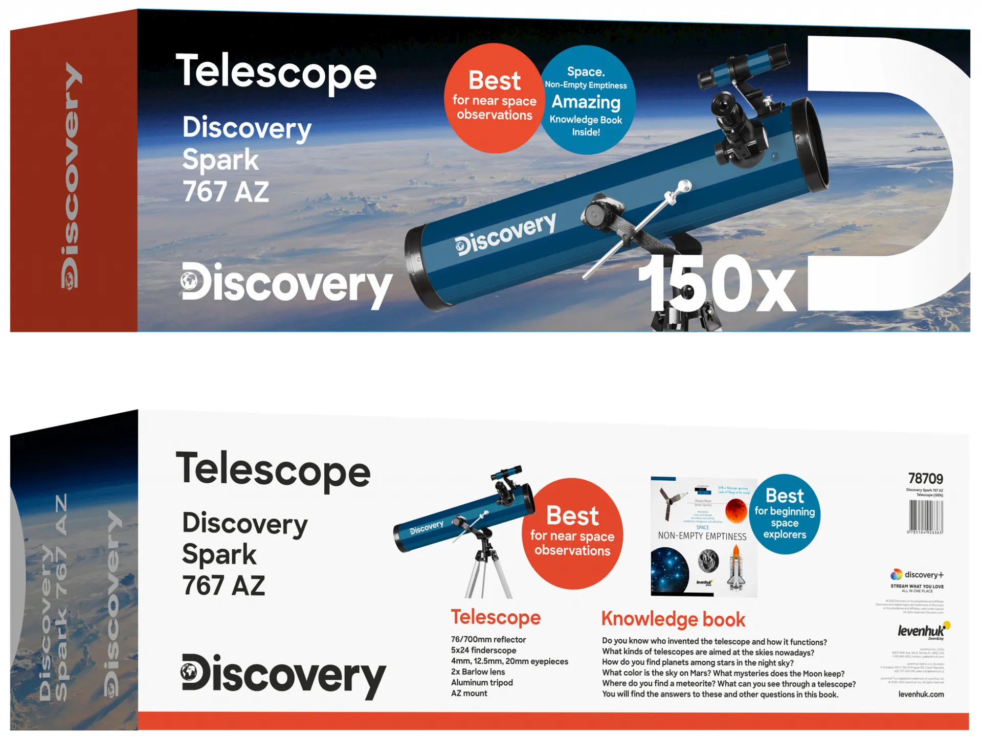 Телескоп Discovery Spark 767 AZ с книга 2