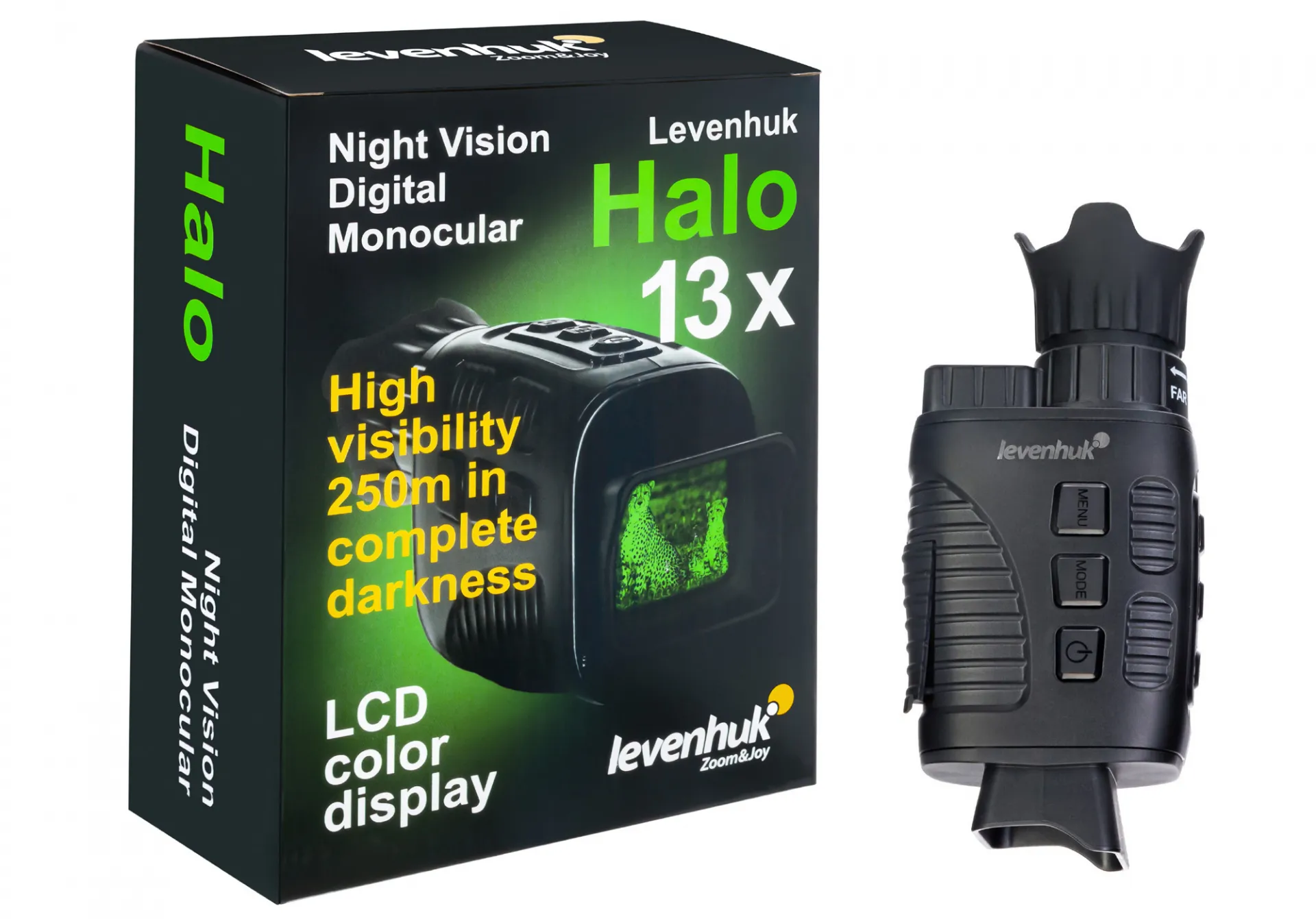 Цифров монокъл за нощно виждане Levenhuk Halo 13X 3