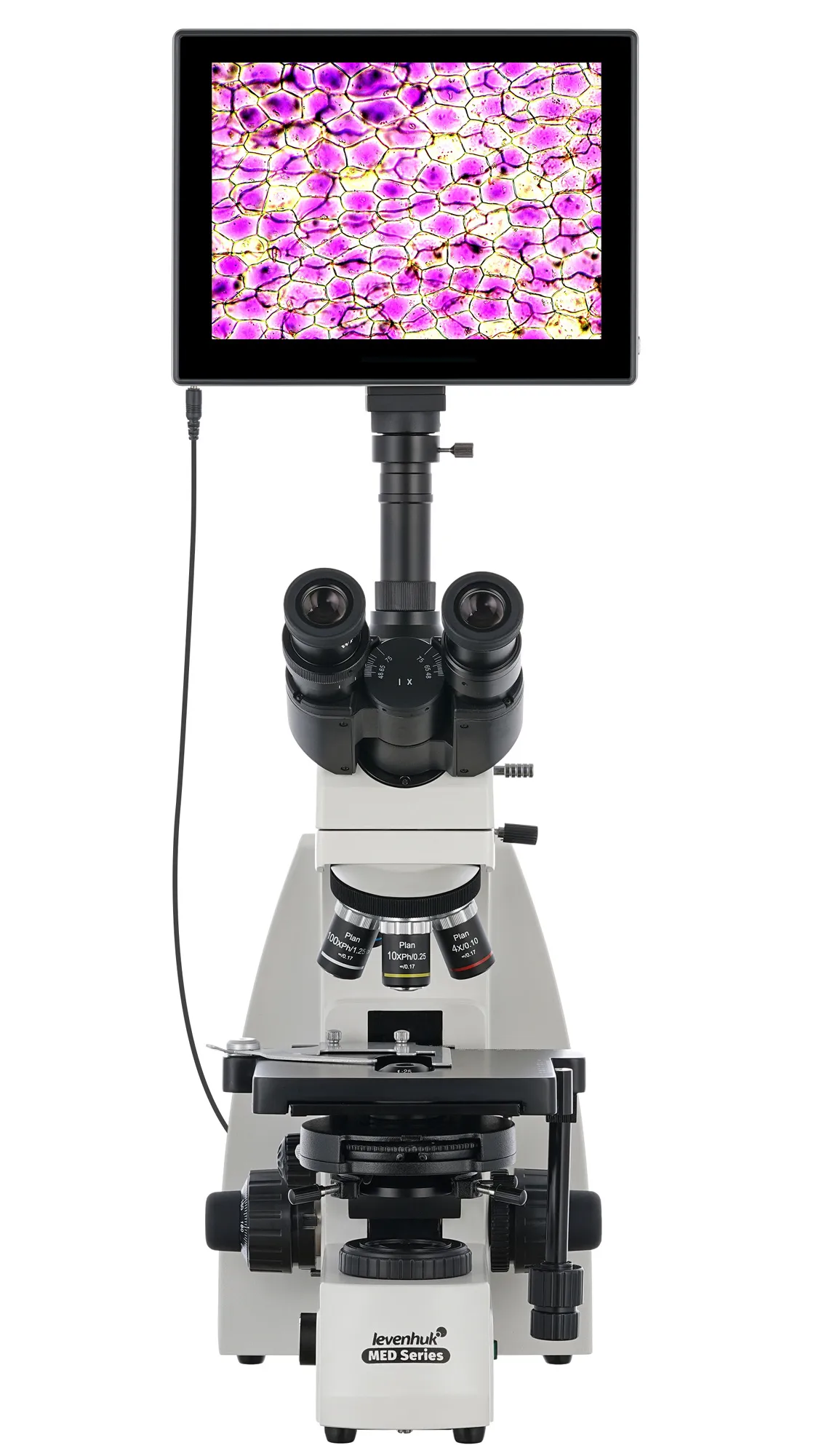 Цифров тринокулярен микроскоп Levenhuk MED D45T LCD 4