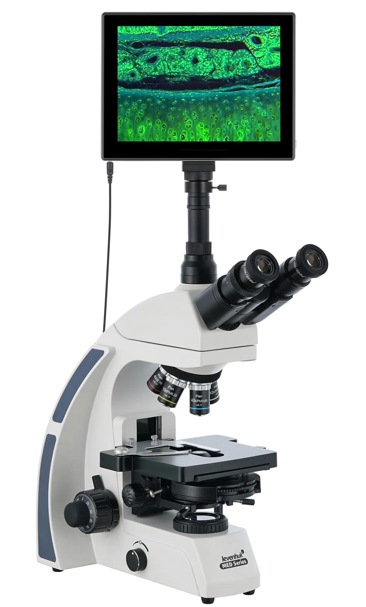 Цифров тринокулярен микроскоп Levenhuk MED D45T LCD 5