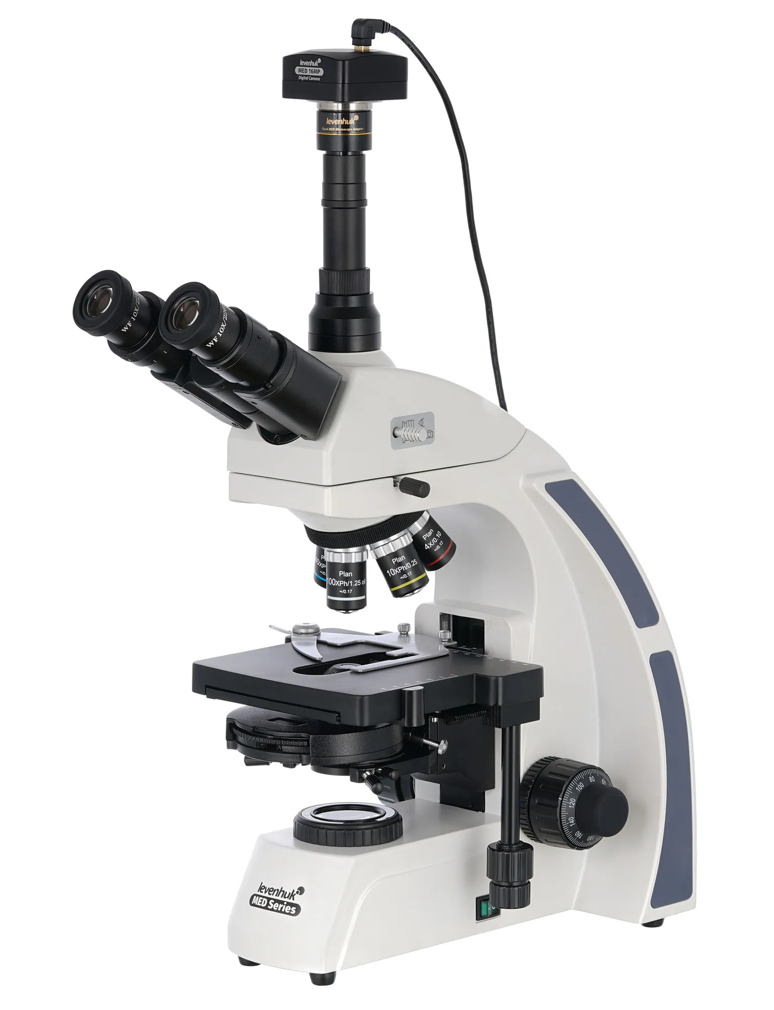 Цифров тринокулярен микроскоп Levenhuk MED D45T 1