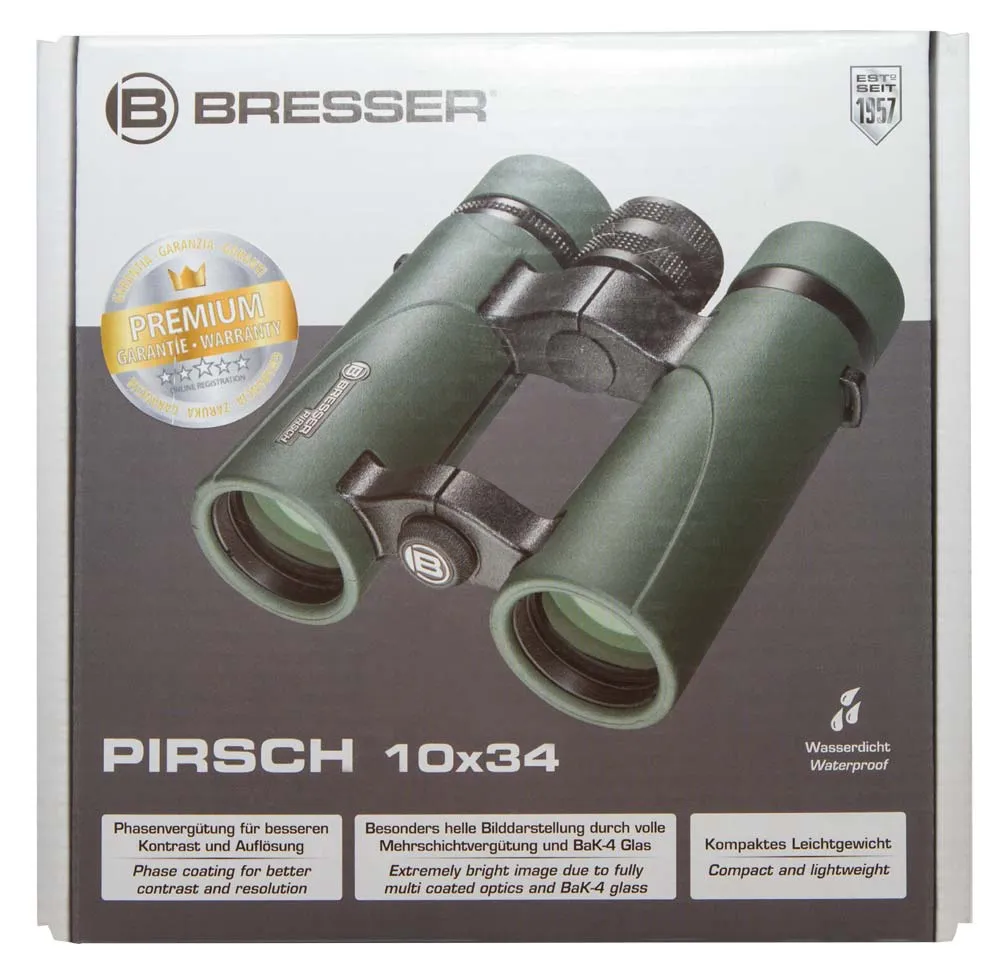 Бинокъл Bresser Pirsch 10 x 34 6