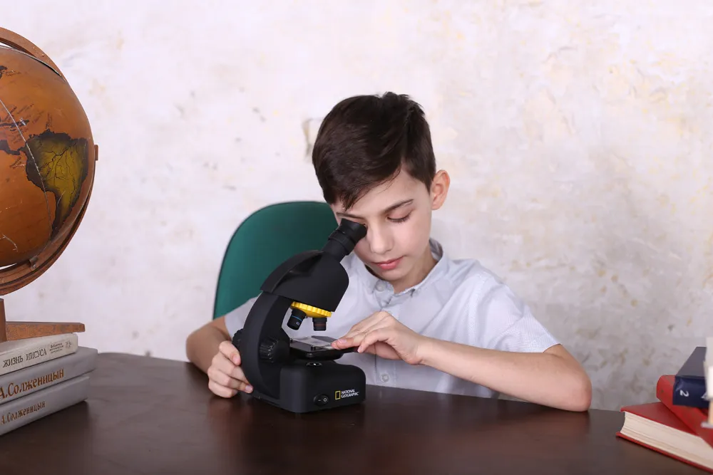 Микроскоп Bresser National Geographic 40–640x Microscope с адаптор за смартфон 5