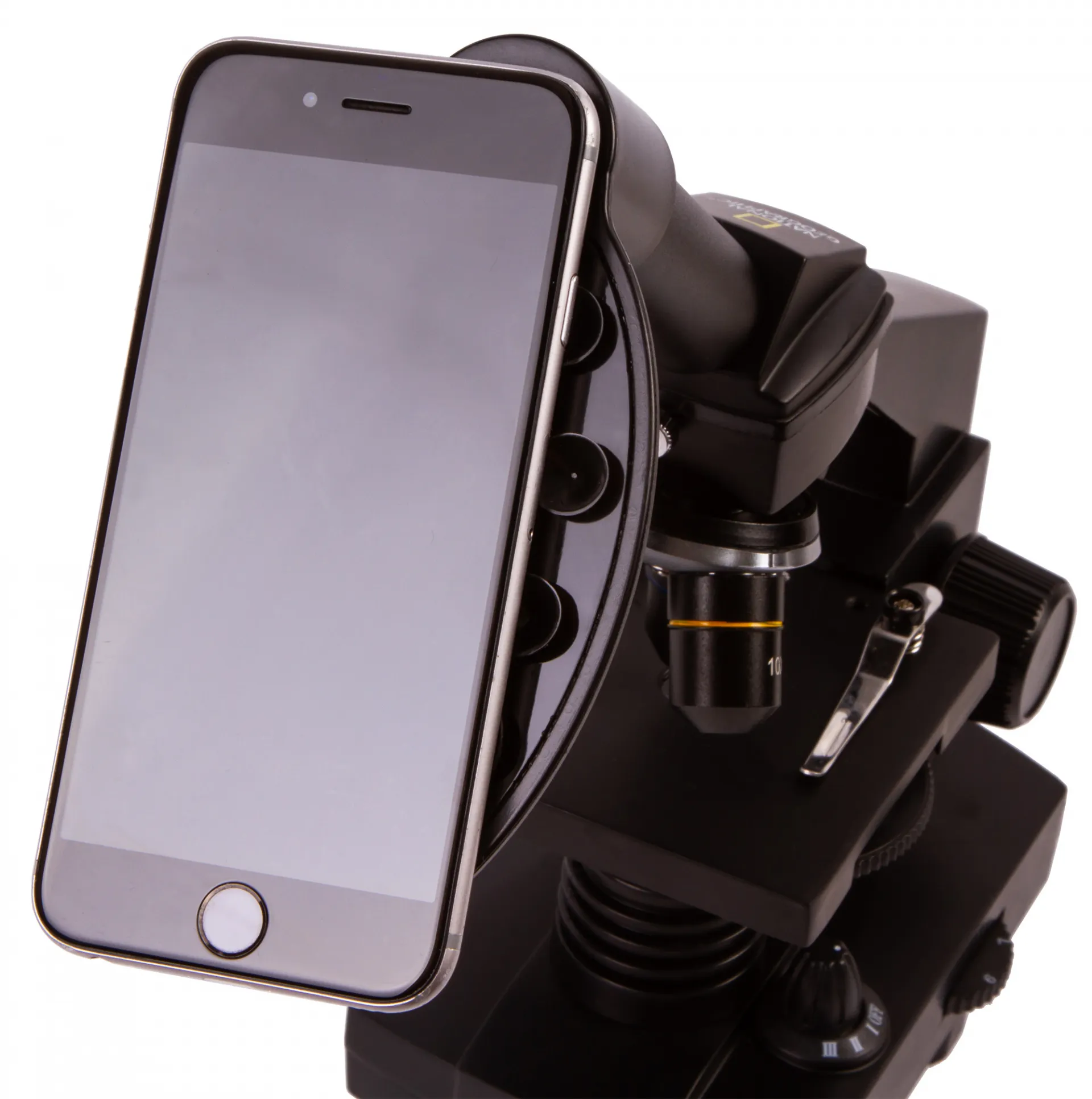 Микроскоп Bresser National Geographic 40x–1280x с адаптер за смартфон 5