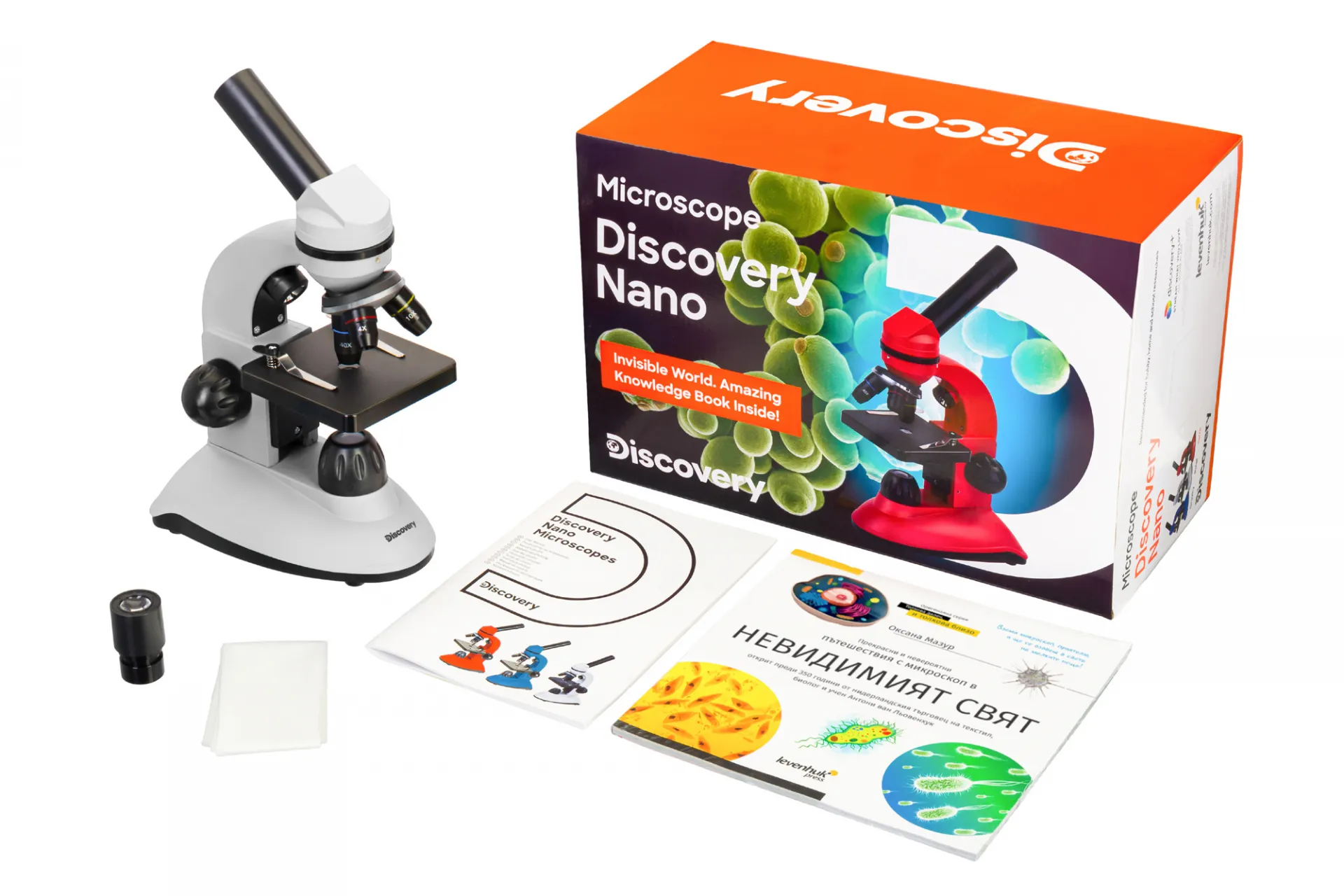 Микроскоп Discovery Nano Polar с книга и проби 5