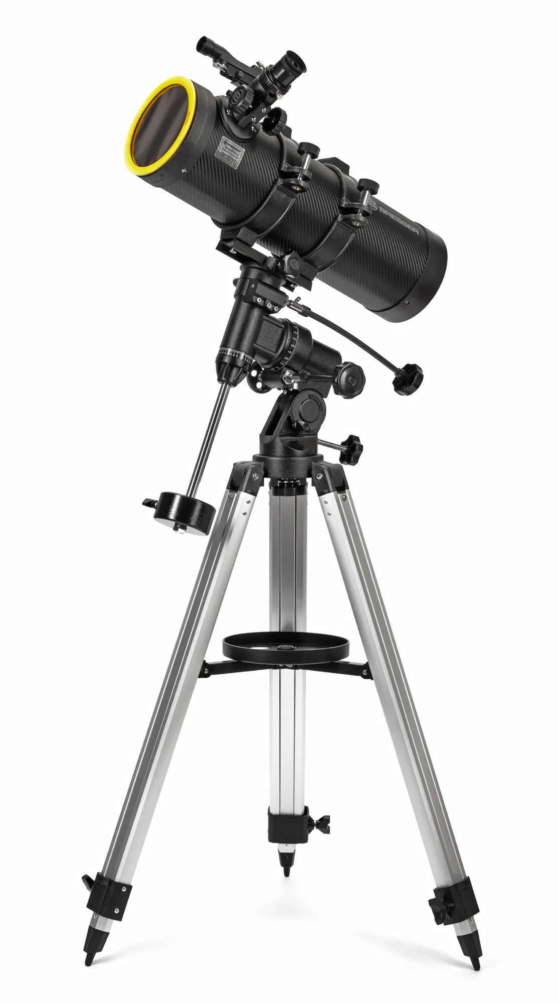 Телескоп Bresser Spica 130/1000 EQ3 Telescope с адаптер за смартфон 1