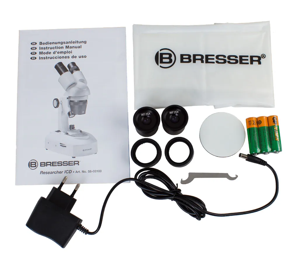 Микроскоп Bresser Researcher ICD LED 20–80x Microscope 4