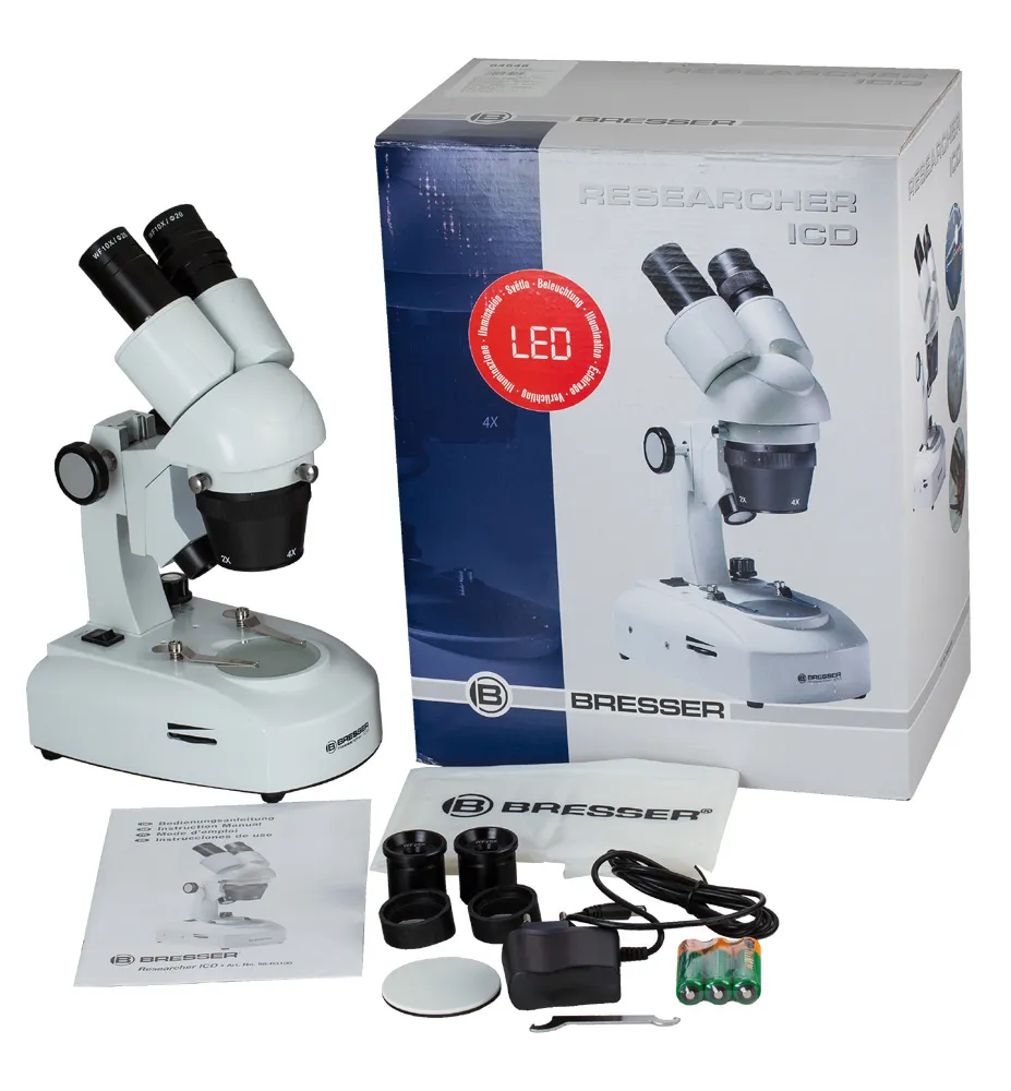 Микроскоп Bresser Researcher ICD LED 20–80x Microscope 5