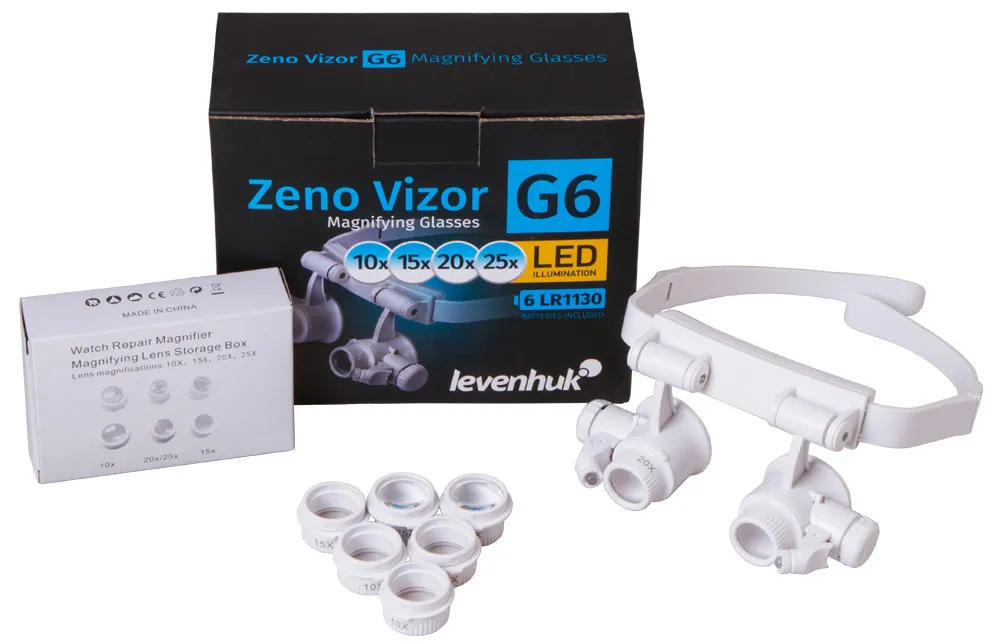 Увеличителни очила Levenhuk Zeno Vizor G6 2