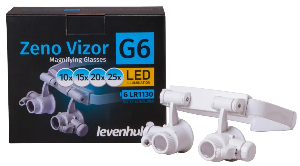 Увеличителни очила Levenhuk Zeno Vizor G6 5