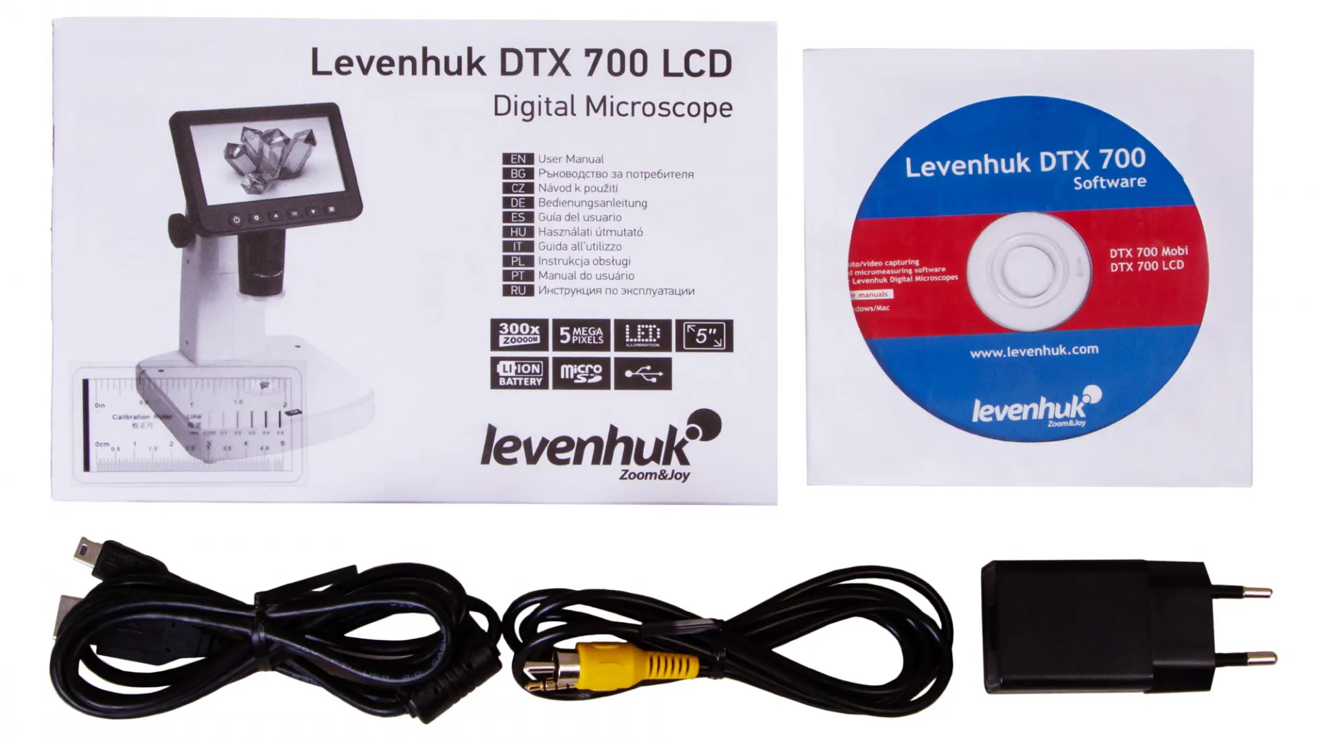 Микроскоп Levenhuk DTX 700 LCD Digital Microscope 4