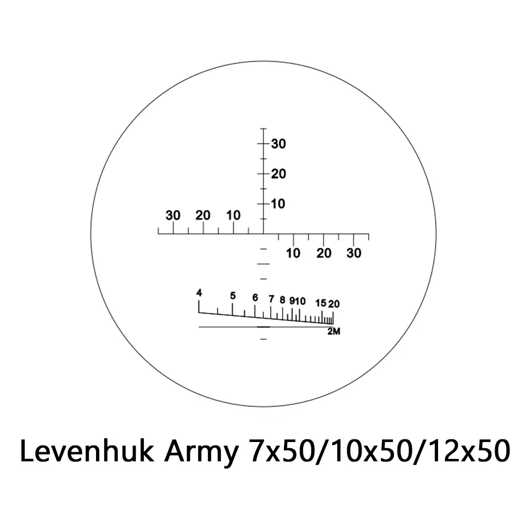 Бинокъл с решетка Levenhuk Army 7x50 2