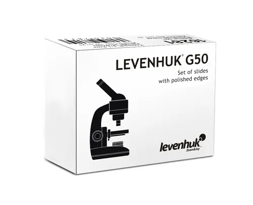 Чисти предметни стъкла Levenhuk G50, 50 бр. 2