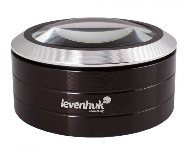 Лупа Levenhuk Zeno 900 LED, 5x, 75 mm, метална