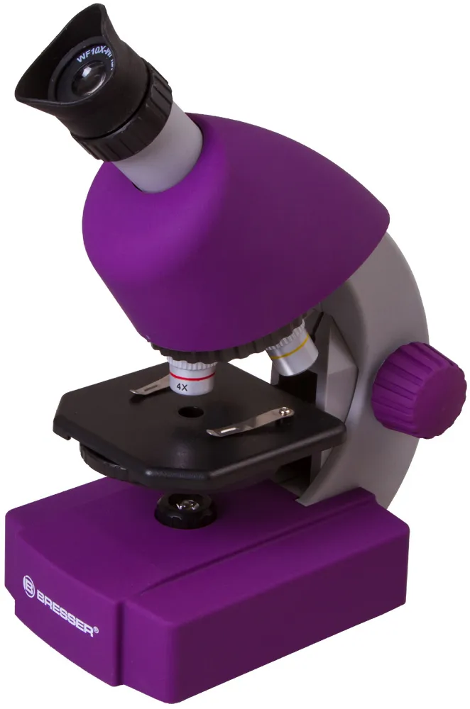 Микроскоп Bresser Junior 40–640x Microscope, лилав 1