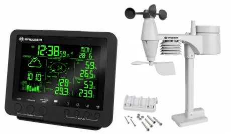 Bresser 5-in-1 Weather Station with Color Display, black