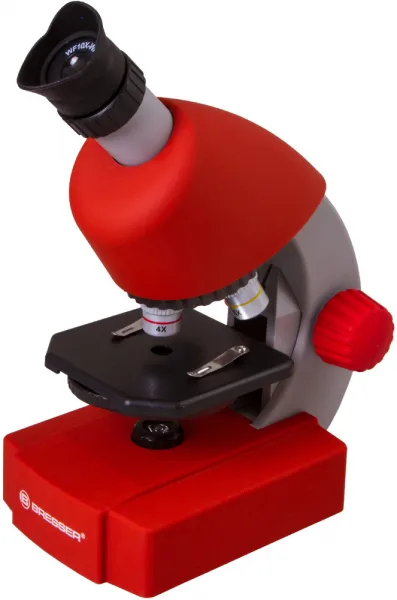 Микроскоп Bresser Junior 40–640x Microscope, червен 1