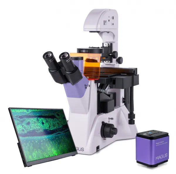 Флуоресцентен инвертиран цифров микроскоп MAGUS Lum VD500 LCD 1